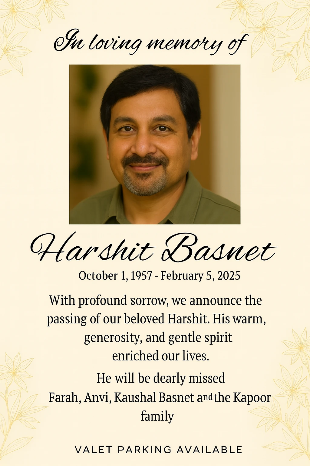 Death Anniversary Ads in The Times OF India Newspaper